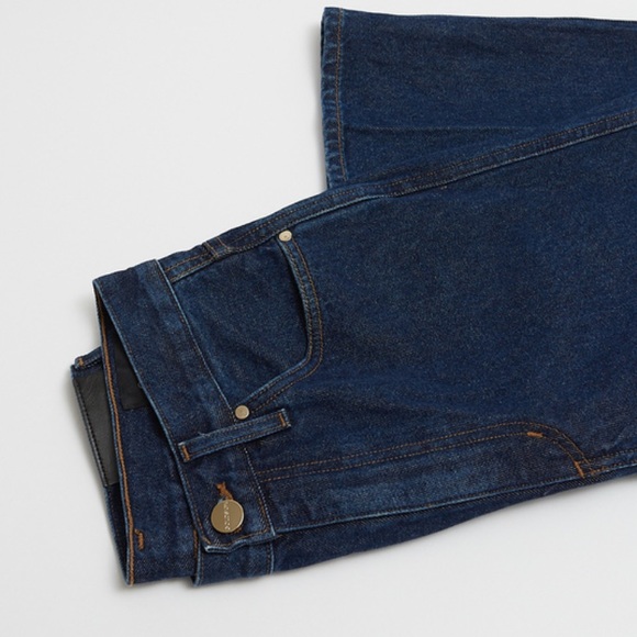 NWT GOLDSIGN The A Jean High Rise Denim Burn 24 - Picture 9 of 12